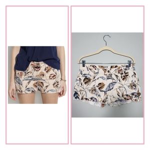 🌜 MADEWELL Tropical Palm Print Floral Shorts womens size 28